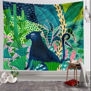 Black Panther Jungle Tapestry 30" by 24"